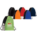 Sport Mesh Pocket Drawstring Backpack